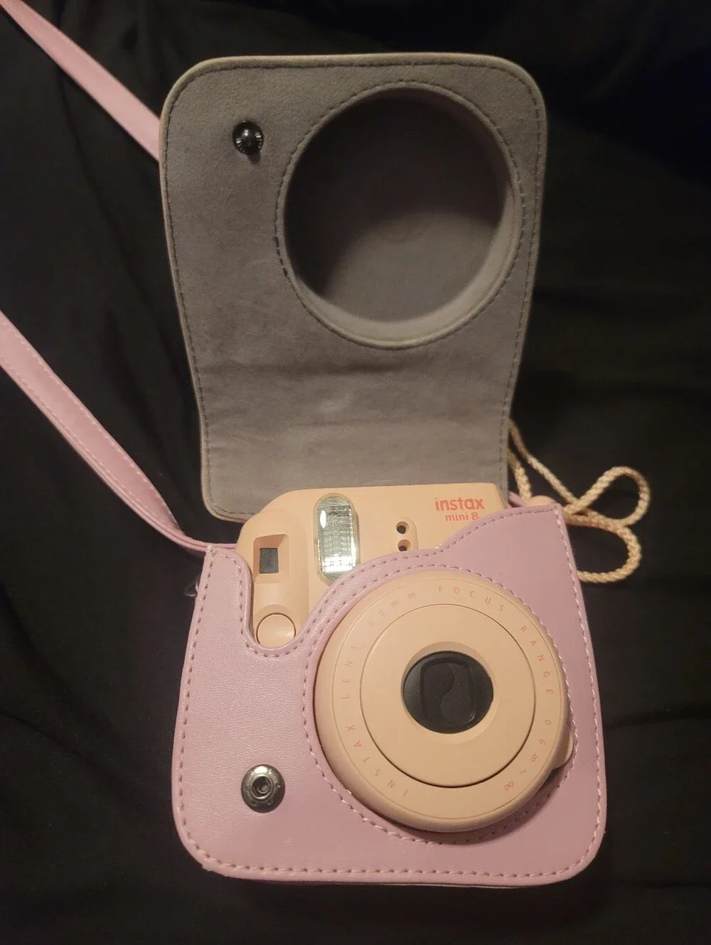 Fujifilm Instax Mini 8 Instant Camera with Pink Case